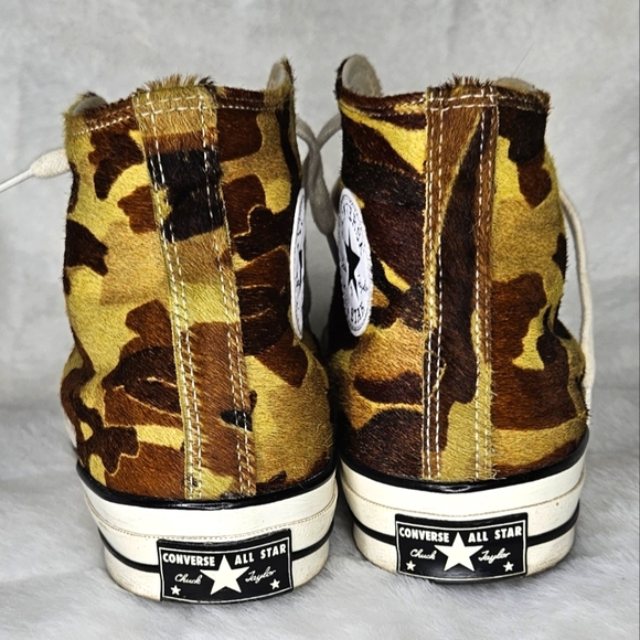 CONVERSE Chuck 70 Hi Pony Hair Camo Men's Sz 8.5 - Picture 9 of 10